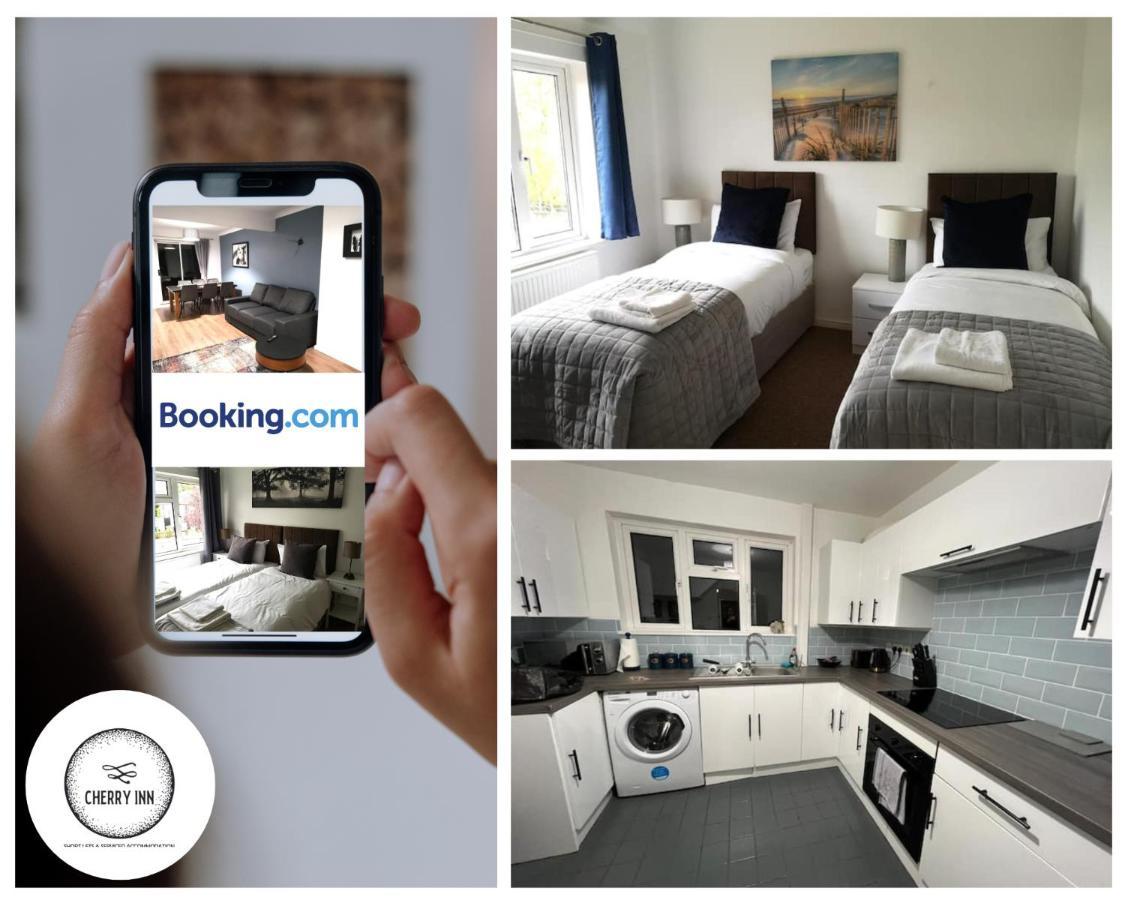Large 3 Bedroom House With Parking & Garden By Cherry Short Let's & Services Accomodation Apartamento Cambridge